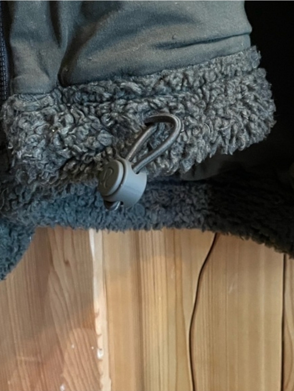 Lululemon Olive Green Teddy Zip-Up Jacket - Picture 6 of 10